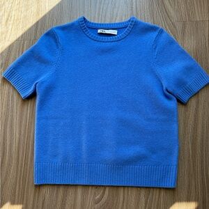 Zara blue sweater